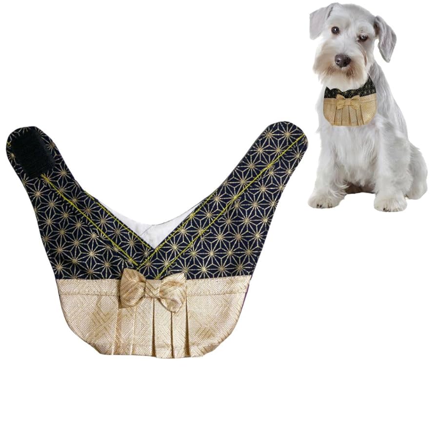 Amazon | RaraMart ペット バンダナ 袴 スタイ 犬用 猫用 付け襟